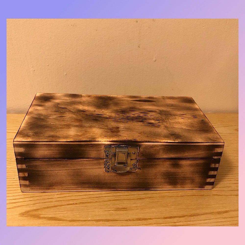 ⚡️Handmade Solid Wood Trinket Box⚡️